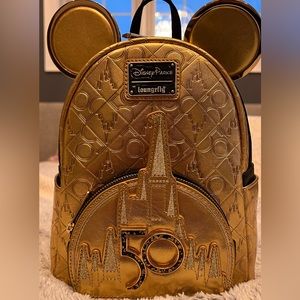 NWT Limited Edition Disney Parks 50th Anniversary Loungefly Backpack